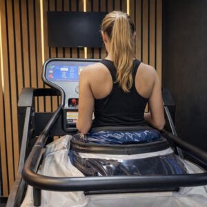 Who can benefit from the AlterG? image of someone using the treadmill